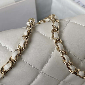 Chanel AS3791 Flap Bag Lambskin White - Default Title - View 4