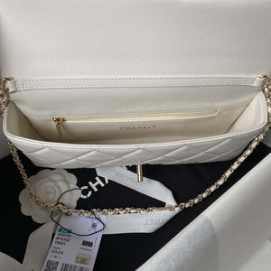 Chanel AS3791 Flap Bag Lambskin White - Default Title - View 6