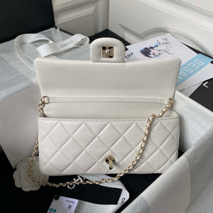 Chanel AS3791 Flap Bag Lambskin White - Default Title - View 9