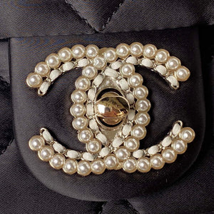 Chanel AS3791 Flap Bag Velvet and Lambskin Black - Default Title - View 3