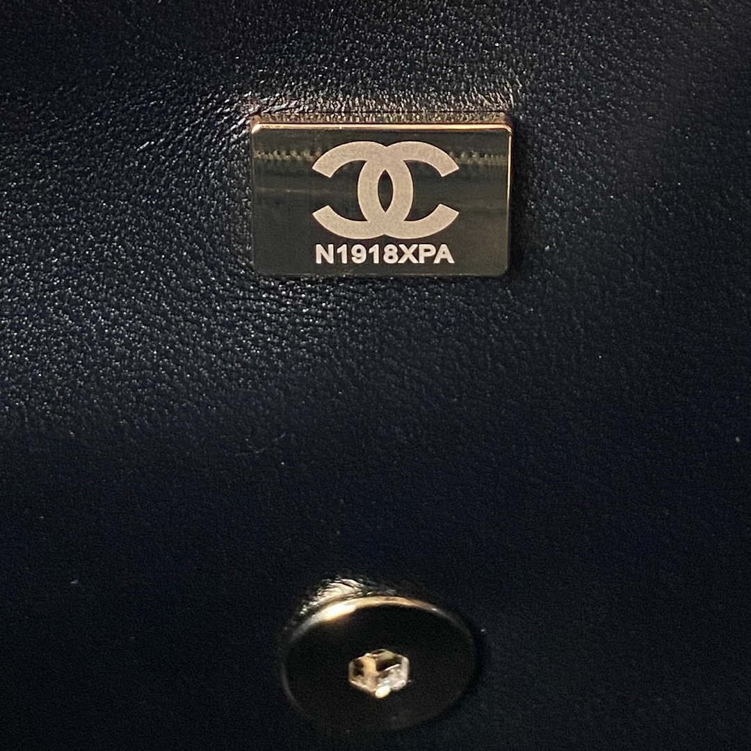 Chanel AS3791 Flap Bag Velvet and Lambskin Black - Default Title - View 9