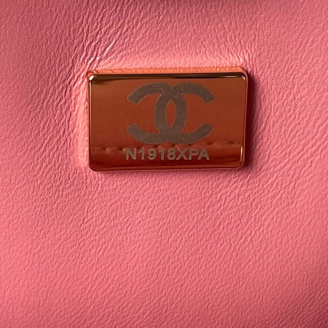 Chanel AS3791 Flap Bag Velvet and Lambskin Pink - Default Title - View 8
