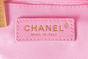 Chanel AS3793 Small Bucket Bag Lambskin Resin & Gold-Tone Metal Pink - Default Title - View 8