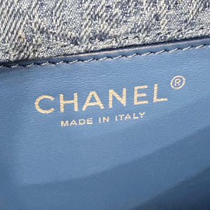 Chanel AS3828 Small Flap Classic Woc Bag Denim Blue - Default Title - View 5