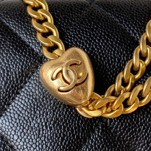 Chanel AS3829 Mini Flap Chain Bag Black Calfskin Gold - Default Title - View 4