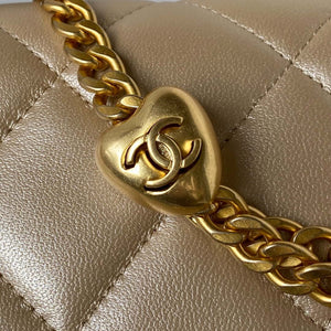 Chanel AS3921 Flap Chain Bag Gold Lambskin Gold - Default Title - View 7