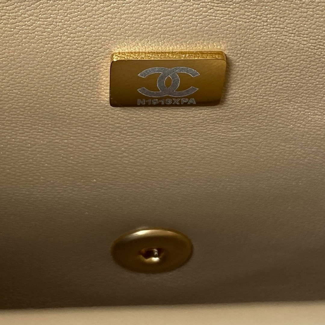 Chanel AS3921 Flap Chain Bag Gold Lambskin Gold - Default Title - View 9
