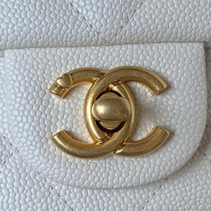 Chanel AS3829 Mini Flap Chain Bag White Calfskin Gold - Default Title - View 3