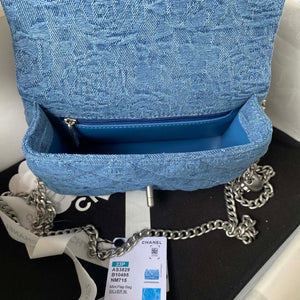 Chanel AS3829 Small Flap Classic Bag Woc Denim Blue - Default Title - View 7