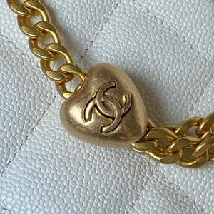Chanel AS3830 Small Hobo Handbag White Calfskin Gold - Default Title - View 4