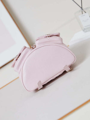 Chanel AS3860 Backpack Grained Shiny Calfskin Gold Light Pink - Default Title - View 7