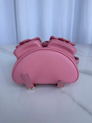 Chanel AS3860 Backpack Shiny Lambskin Gold Pink - Default Title - View 4