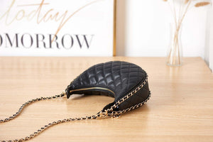 Chanel AS3917 Clutch With Chain Lambskin & Shiny Light Gold Metal Black - Default Title - View 6