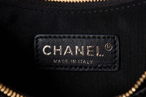 Chanel AS3917 Clutch With Chain Lambskin & Shiny Light Gold Metal Black - Default Title - View 8