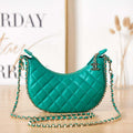 Chanel AS3917 Clutch With Chain Lambskin & Shiny Light Gold Metal Green - Default Title - View 1