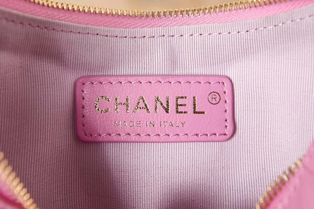 Chanel AS3917 Clutch With Chain Lambskin & Shiny Light Gold Metal Pink - Default Title - View 8