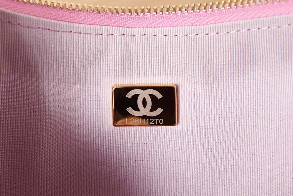 Chanel AS3917 Clutch With Chain Lambskin & Shiny Light Gold Metal Pink