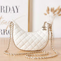 Chanel AS3917 Clutch With Chain Lambskin & Shiny Light Gold Metal White - Default Title - View 1