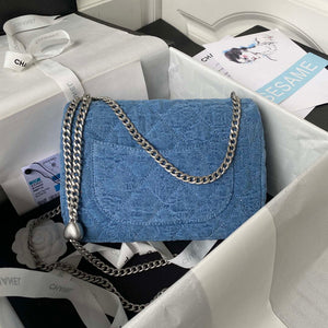 Chanel AS3921 Flap Classic Bag Woc Denim Blue - Default Title - View 2