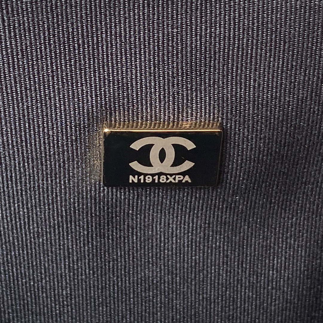 Chanel AS3932 Flap Classic Bag CF Lambskin Black Gold - Default Title - View 9