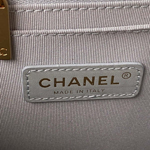 Chanel AS3932 Flap Classic Bag CF Lambskin Light Blue Gold - Default Title - View 8