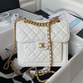 Chanel AS3932 Flap Classic Bag CF Lambskin White Gold - Default Title - View 1