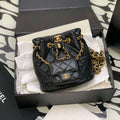 Chanel AS3947 Small Backpack Lambski & Gold-Tone Metal Black - Default Title - View 1
