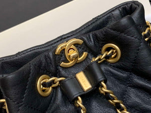 Chanel AS3947 Small Backpack Lambski & Gold-Tone Metal Black - Default Title - View 2