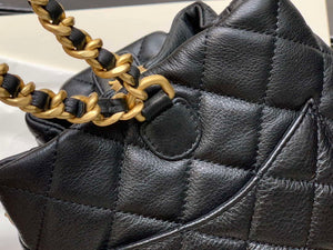 Chanel AS3947 Small Backpack Lambski & Gold-Tone Metal Black - Default Title - View 7