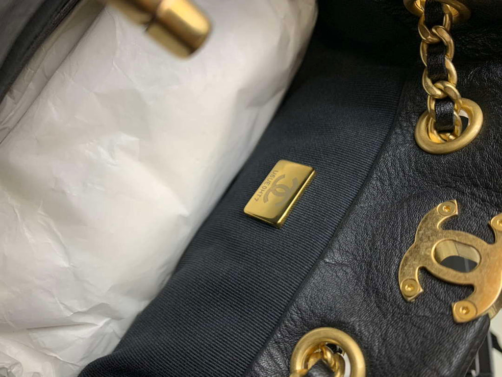 Chanel AS3947 Small Backpack Lambski & Gold-Tone Metal Black