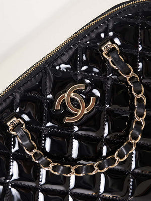 Chanel AS3969 Shell bag Patent Calfskin Black - Default Title - View 3
