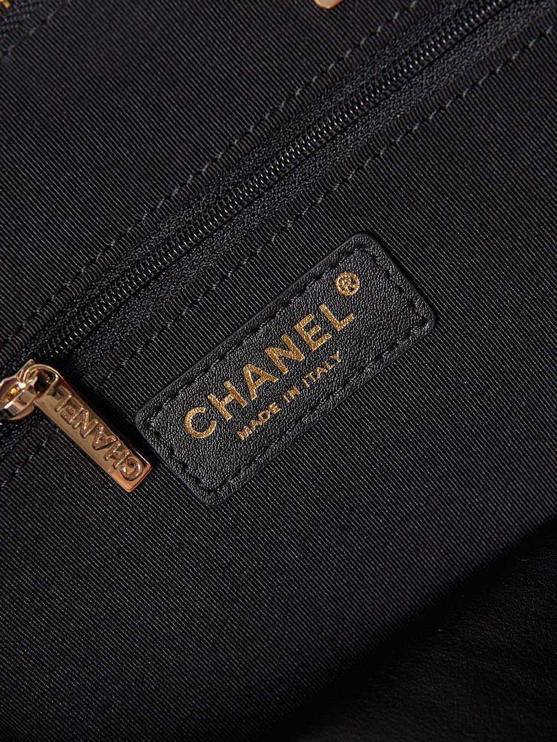 Chanel AS3969 Shell bag Patent Calfskin Black