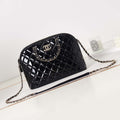 Chanel AS3969 Shell bag Patent Calfskin Black - Default Title - View 1