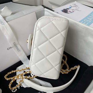 Chanel AS3973 Small Vanity Case Lambskin bag White - Default Title - View 5