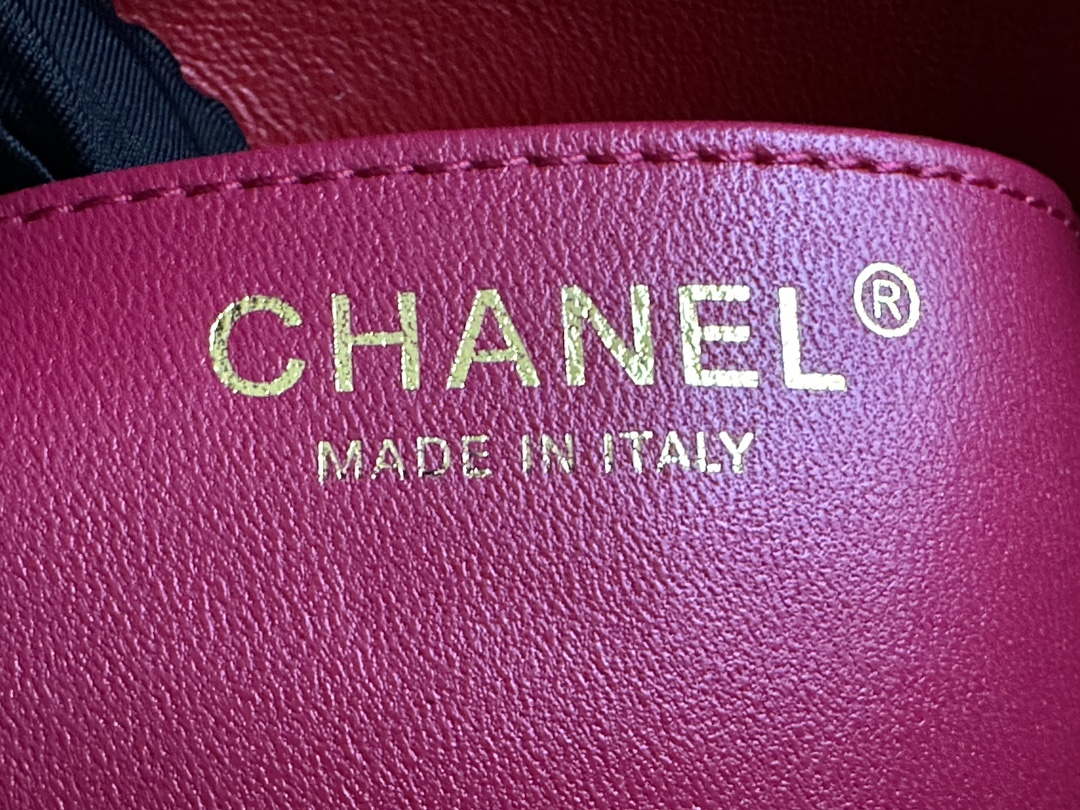 Chanel AS3979 Mini Flap Bag Lambskin Plexi & Gold-Tone Meta Red - Default Title - View 8