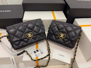 Chanel AS3986 Small Flap Bag Lambskin Plexi & Gold-Tone Metal Black - Default Title - View 10