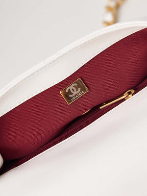 Chanel AS4012 Small Flap Lambskin Bag White - Default Title - View 8