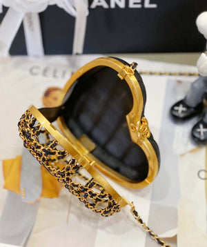 Chanel AS4027 Heart Minaudiere Lambskin Black - Default Title - View 8