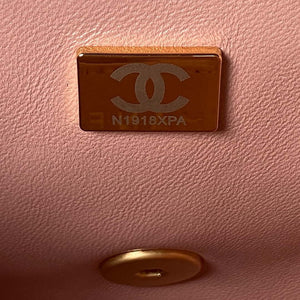 Chanel AS4040 Mini Flap Classic Bag 18 Woc Camellia Lambskin Pink - Default Title - View 8