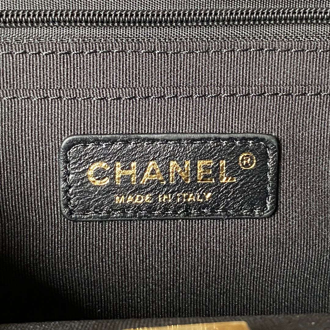 Chanel AS4051 Flap Bag Denim canvas Gold Metal Black - Default Title - View 8