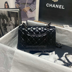 Chanel AS4051 Flap Bag Lambskin Black Metal with Black - Default Title - View 2