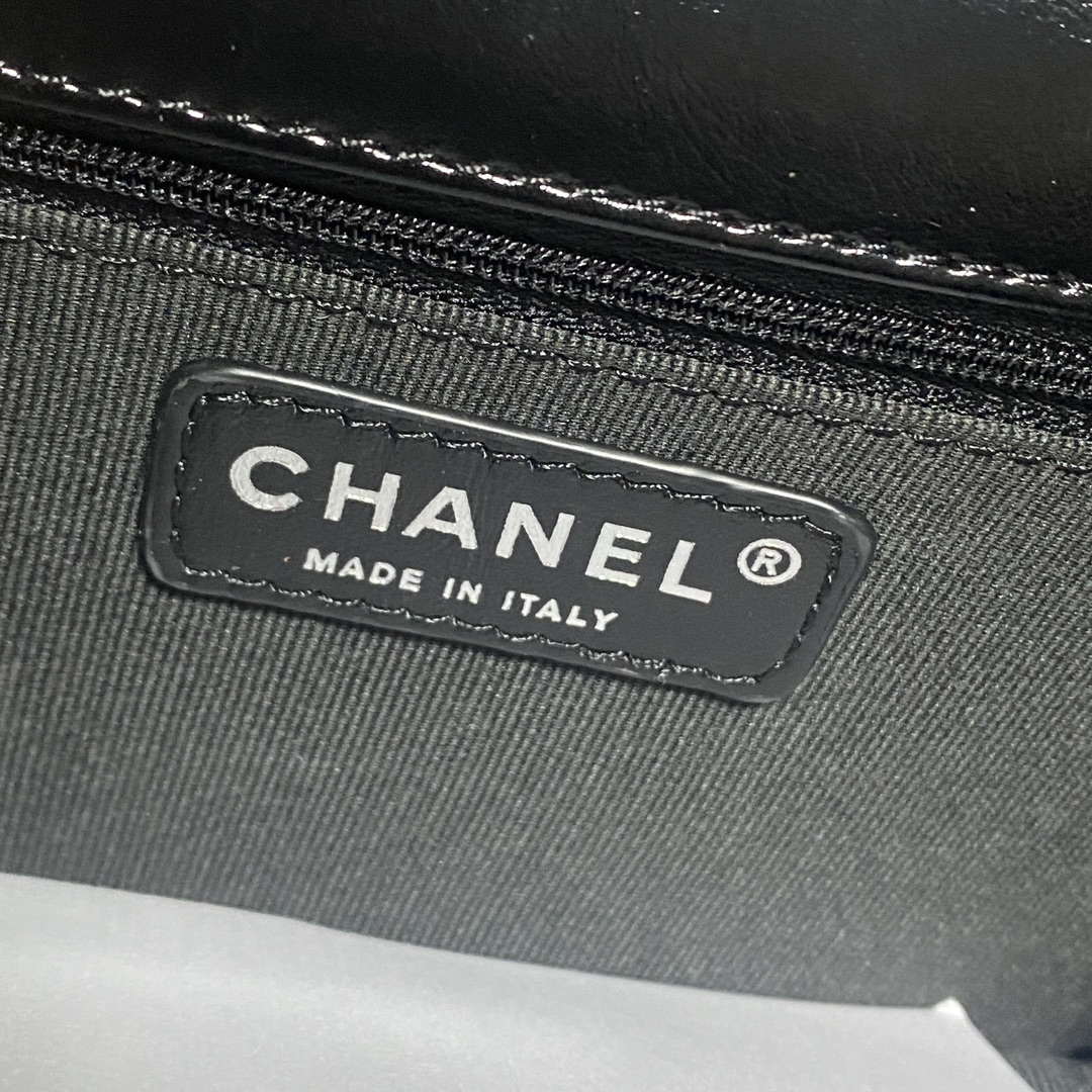 Chanel AS4051 Flap Bag Lambskin Black Metal with Black - Default Title - View 8