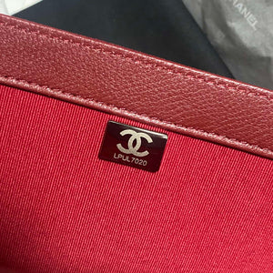 Chanel AS4051 Flap Bag Velvet Silver Metal Wine Red - Default Title - View 9