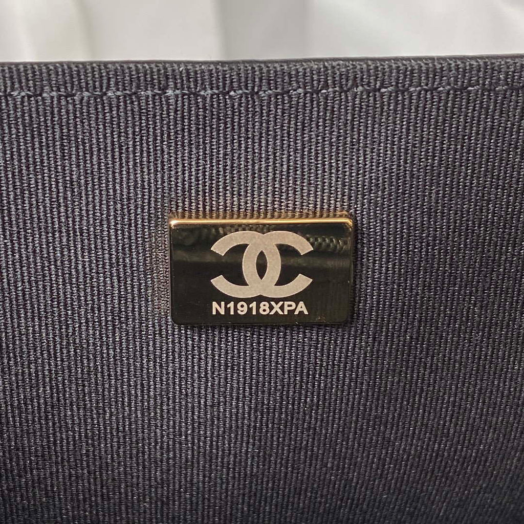 Chanel AS4051 Small Flap Classic Bag CF Lambskin Black Gold