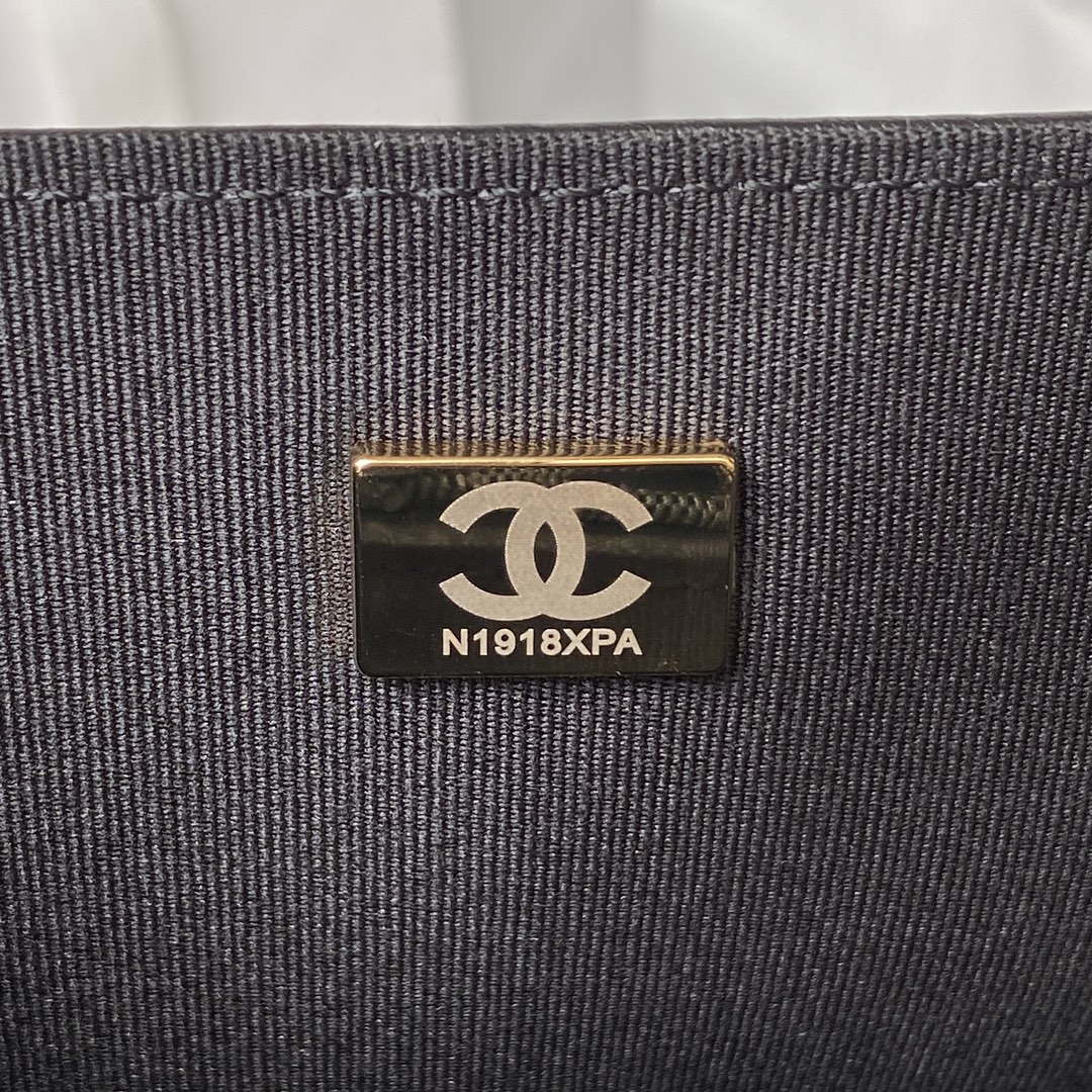Chanel AS4051 Small Flap Classic Bag CF Lambskin Black Gold - Default Title - View 9