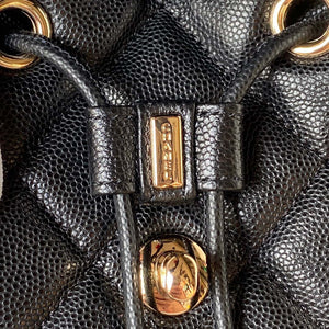 Chanel AS4058 Backpack Grained Shiny Calfskin & Gold-Tone Metal Black - Default Title - View 5