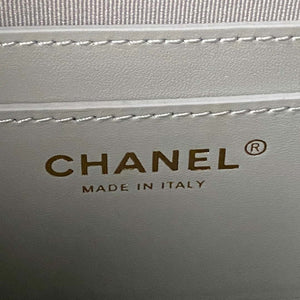 Chanel AS4058 Backpack Grained Shiny Calfskin & Gold-Tone Metal Light Blue - Default Title - View 8