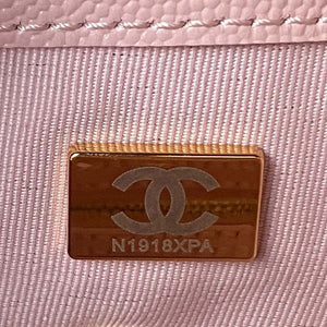 Chanel AS4058 Backpack Grained Shiny Calfskin & Gold-Tone Metal Pink - Default Title - View 9