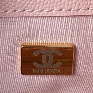 Chanel AS4059 Large Backpack Grained Shiny Calfskin & Gold-Tone Metal Pink - Default Title - View 9
