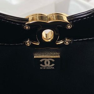 Chanel AS4133 mini Bi-color Chain patent leather Bag White - Default Title - View 9